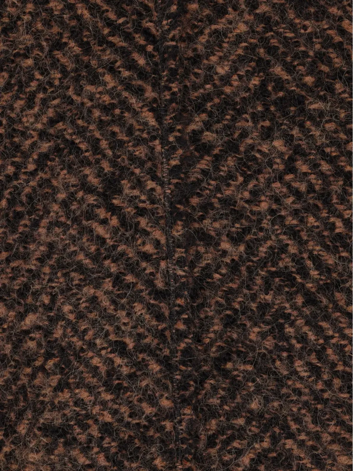 Alberta Ferretti ヘリンボーン柄ボタンコート - 画像4
