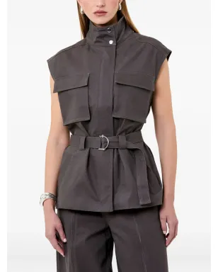 Nicholas ダンナ ベルト付きカーゴポケットベスト - サムネイル5