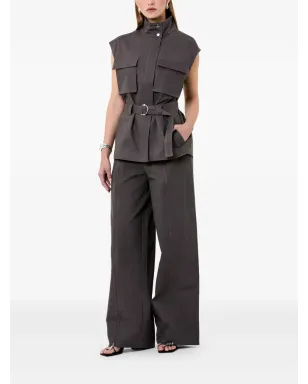 Nicholas ダンナ ベルト付きカーゴポケットベスト - サムネイル3