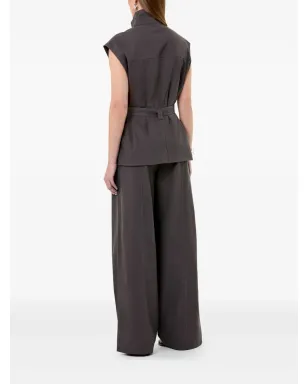 Nicholas ダンナ ベルト付きカーゴポケットベスト - サムネイル4