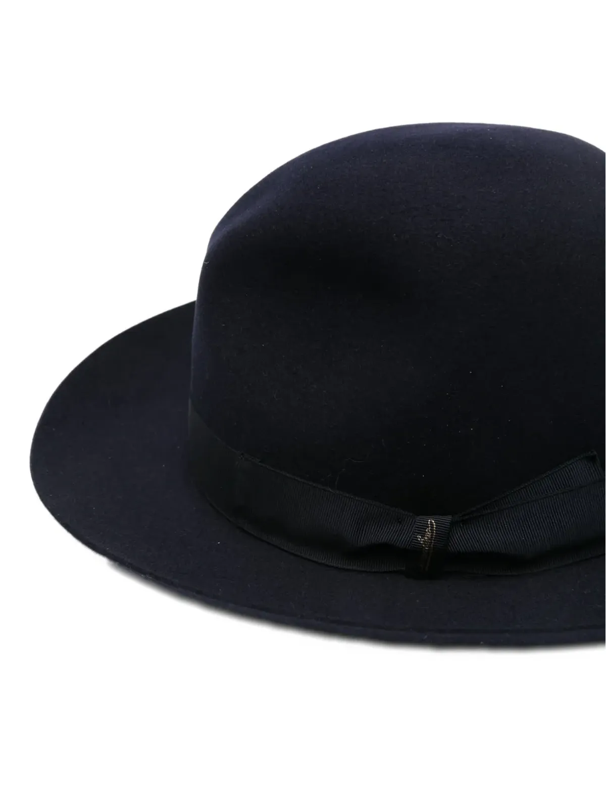 Borsalino ワイドブリムリボンハット - ブルー - 画像2