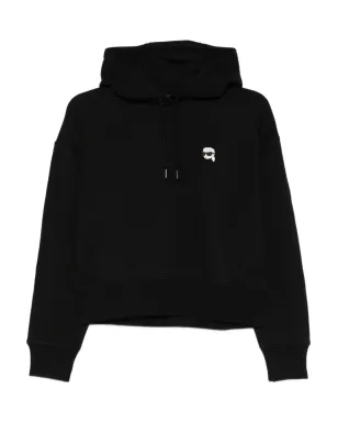 Karl Lagerfeld ロゴディテール フーディ - ブラック - サムネイル1