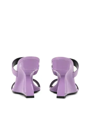 Karl Lagerfeld Waverly ダブルストラップ ウェッジ・スライド - パープル - サムネイル2