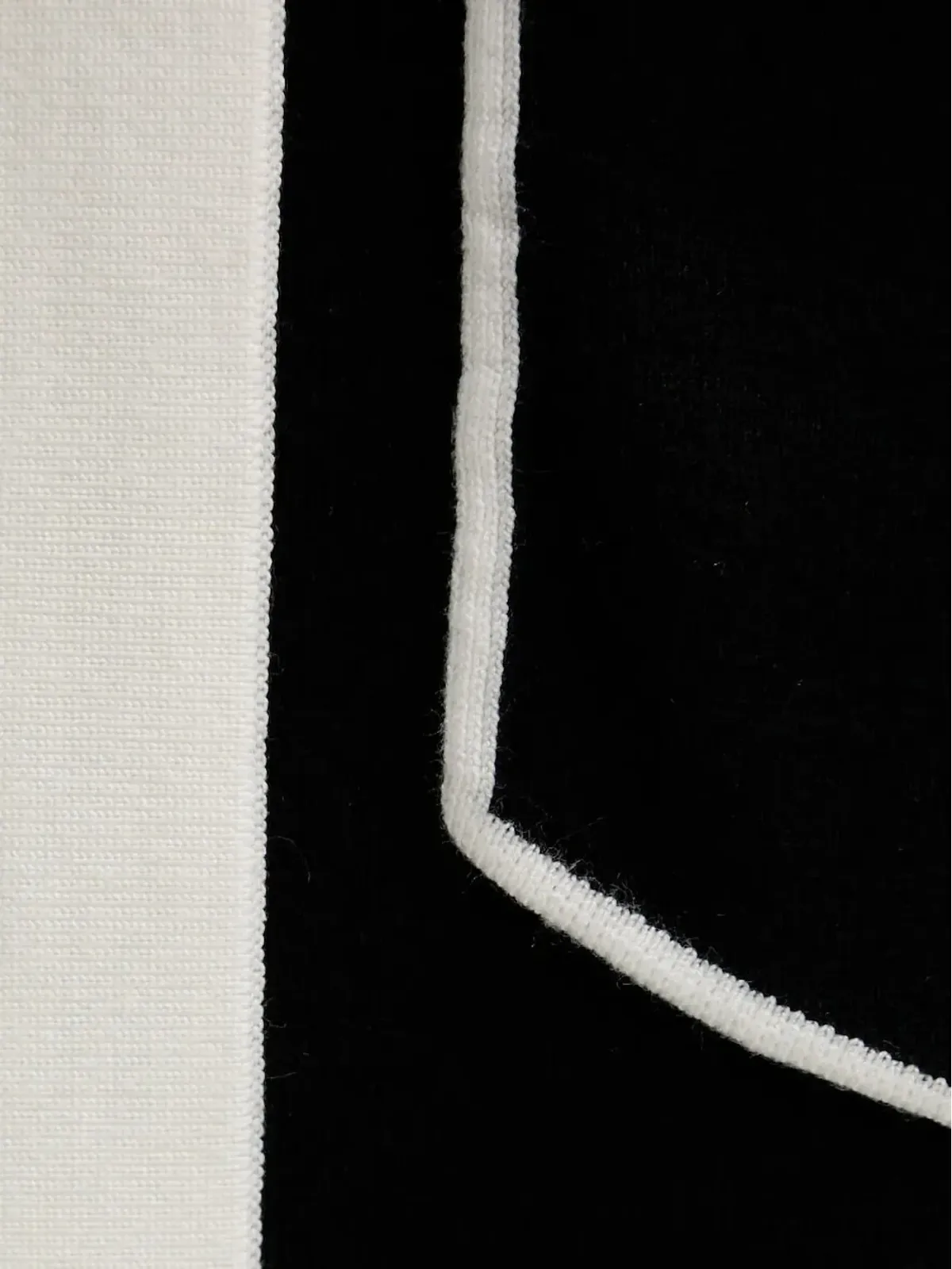 Karl Lagerfeld コントラストパイピング ミディスカート - 画像3