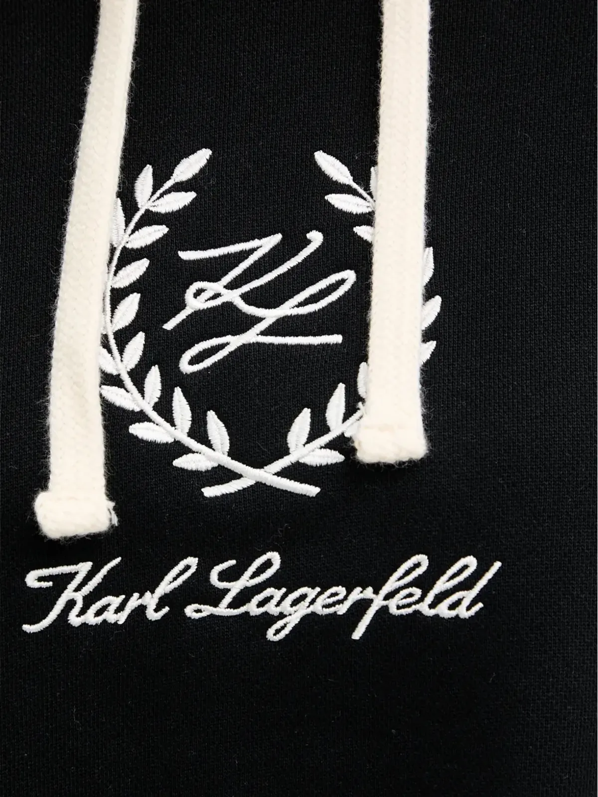 Karl Lagerfeld ロゴ刺繍 フード付き ミディドレス - 画像5