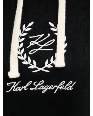 Karl Lagerfeld ロゴ刺繍 フード付き ミディドレス - サムネイル5