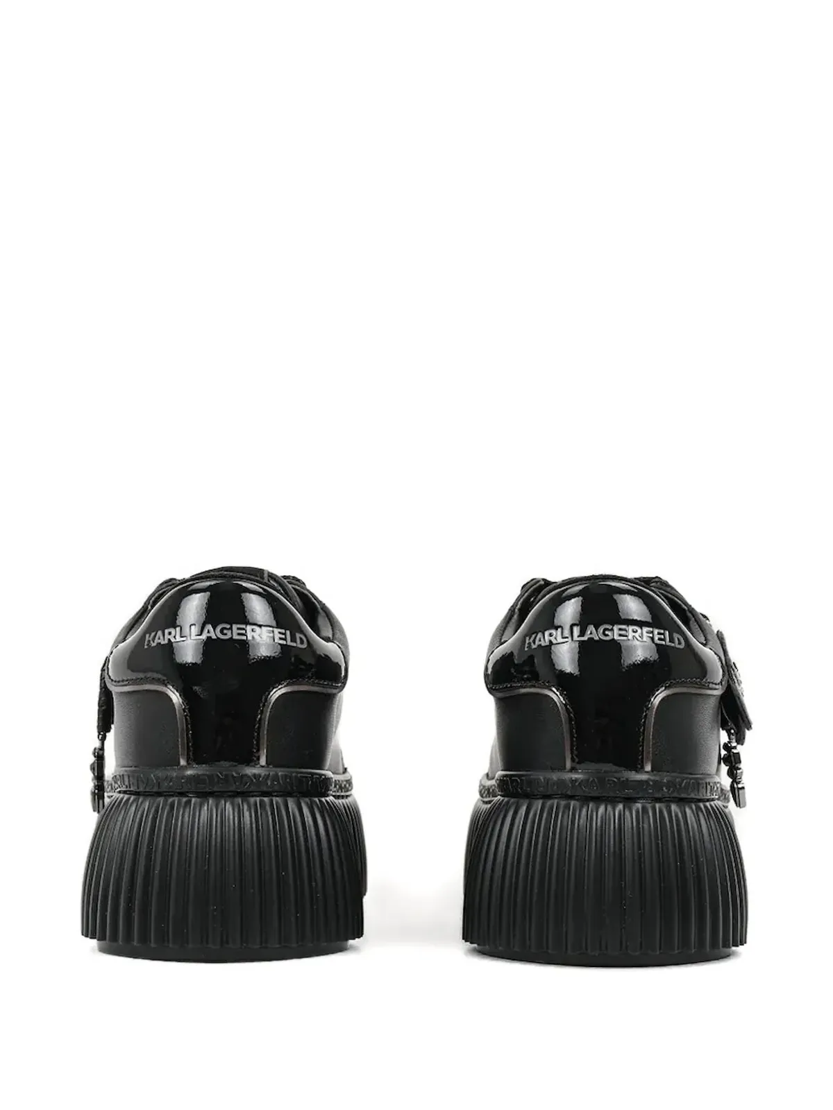 Karl Lagerfeld Ikon NFT Kreeper スニーカー ブラック - 画像2