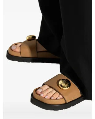 LOEWE レザー ボタン装飾 サンダル - サムネイル5