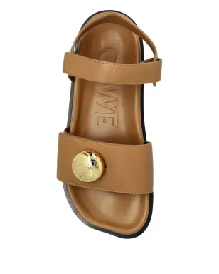 LOEWE レザー ボタン装飾 サンダル - サムネイル3
