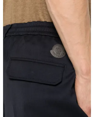 Moncler ウール混紡パンツ - ブルー - サムネイル5