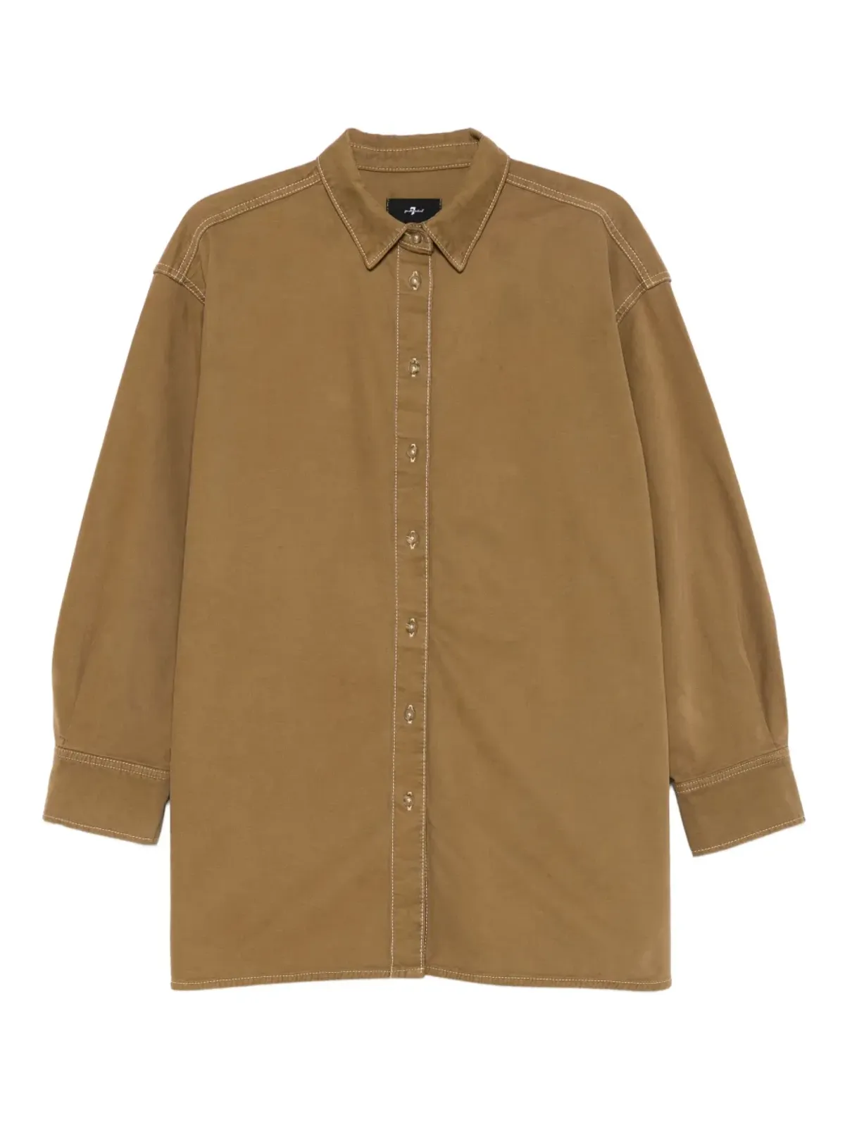 7 For All Mankind Ninaボタン留めシャツ - 画像1