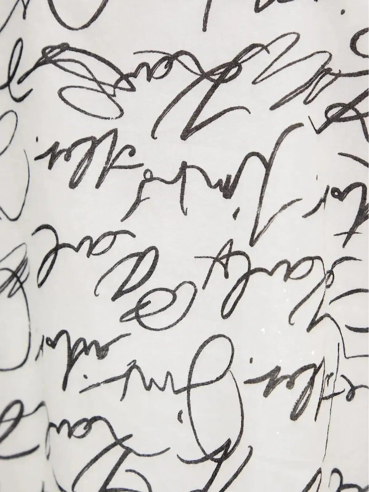 Karl Lagerfeld スクリプトプリント半袖トップ - 画像4
