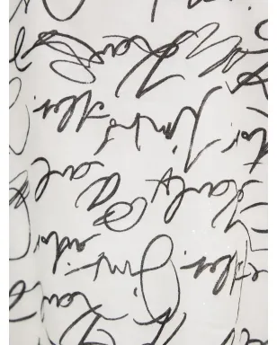 Karl Lagerfeld スクリプトプリント半袖トップ - サムネイル4