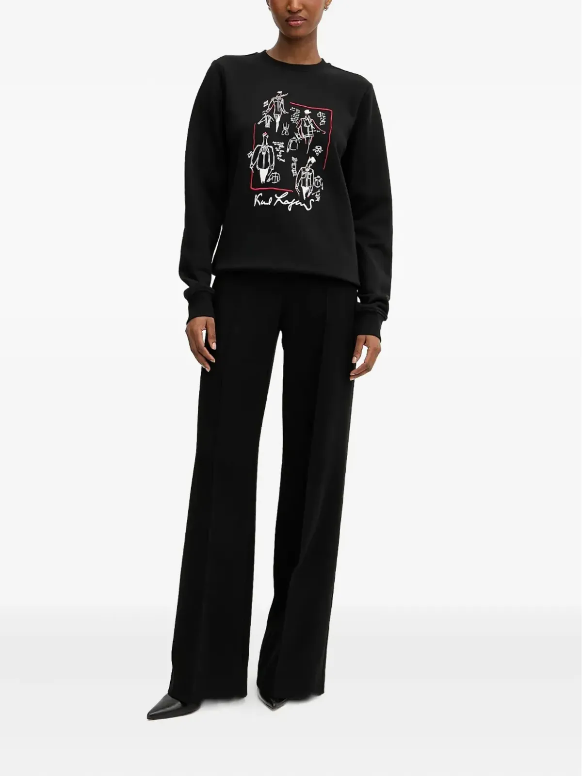 Karl Lagerfeld コットン スウェットシャツ - 画像2