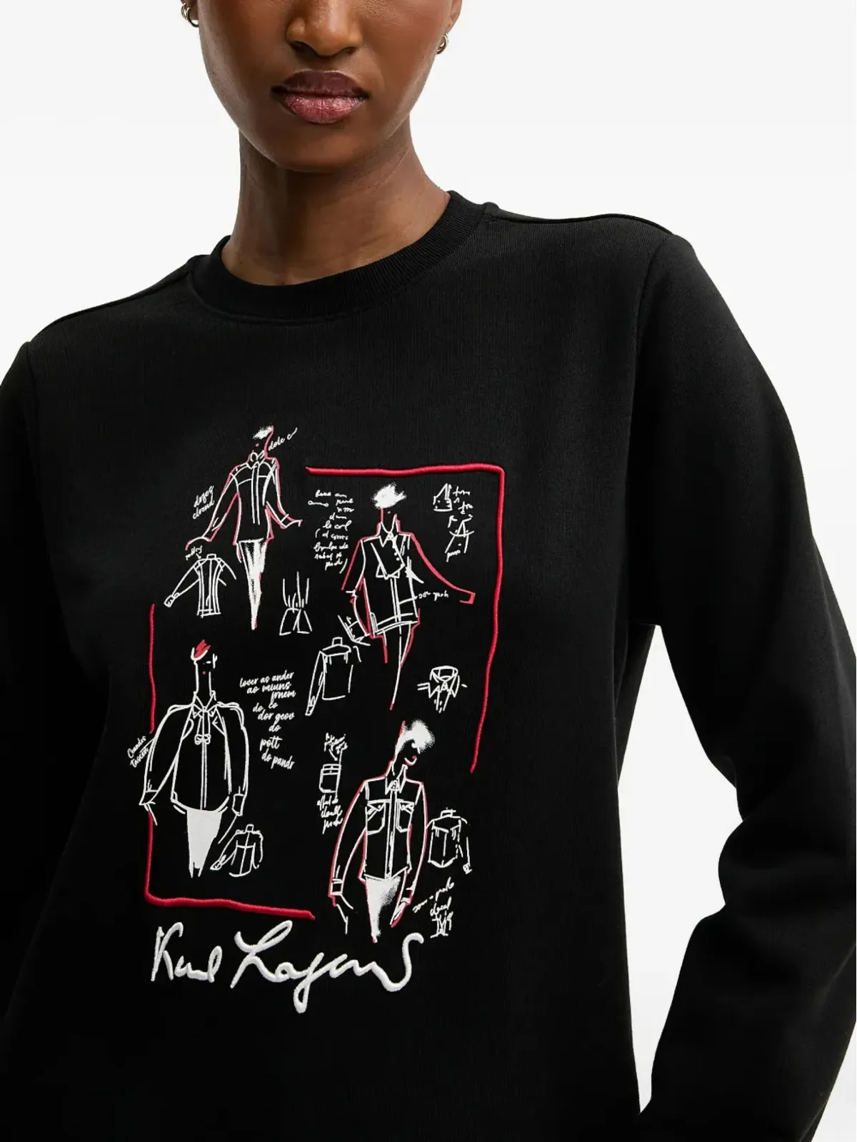Karl Lagerfeld コットン スウェットシャツ - 画像4