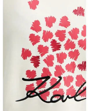 Karl Lagerfeld ハートプリントスウェットシャツ - サムネイル4