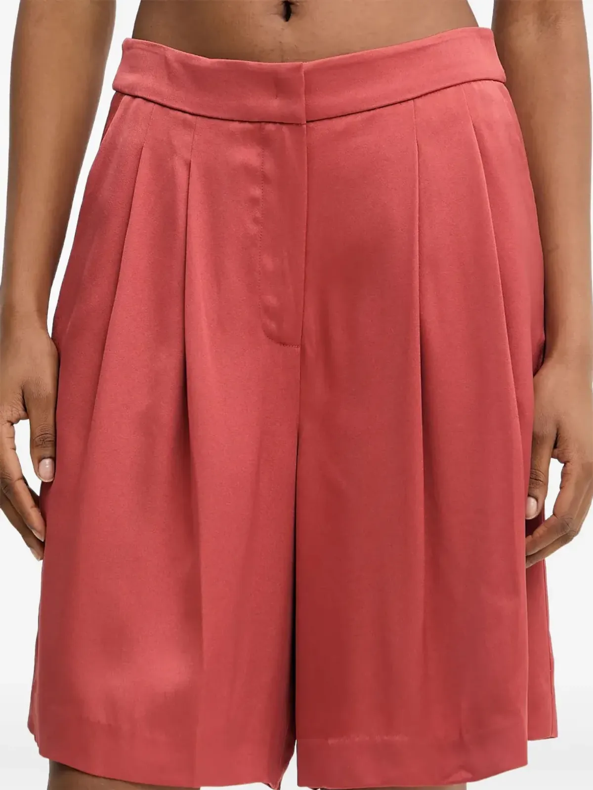 Karl Lagerfeld プリーツフロントショーツ - 画像2