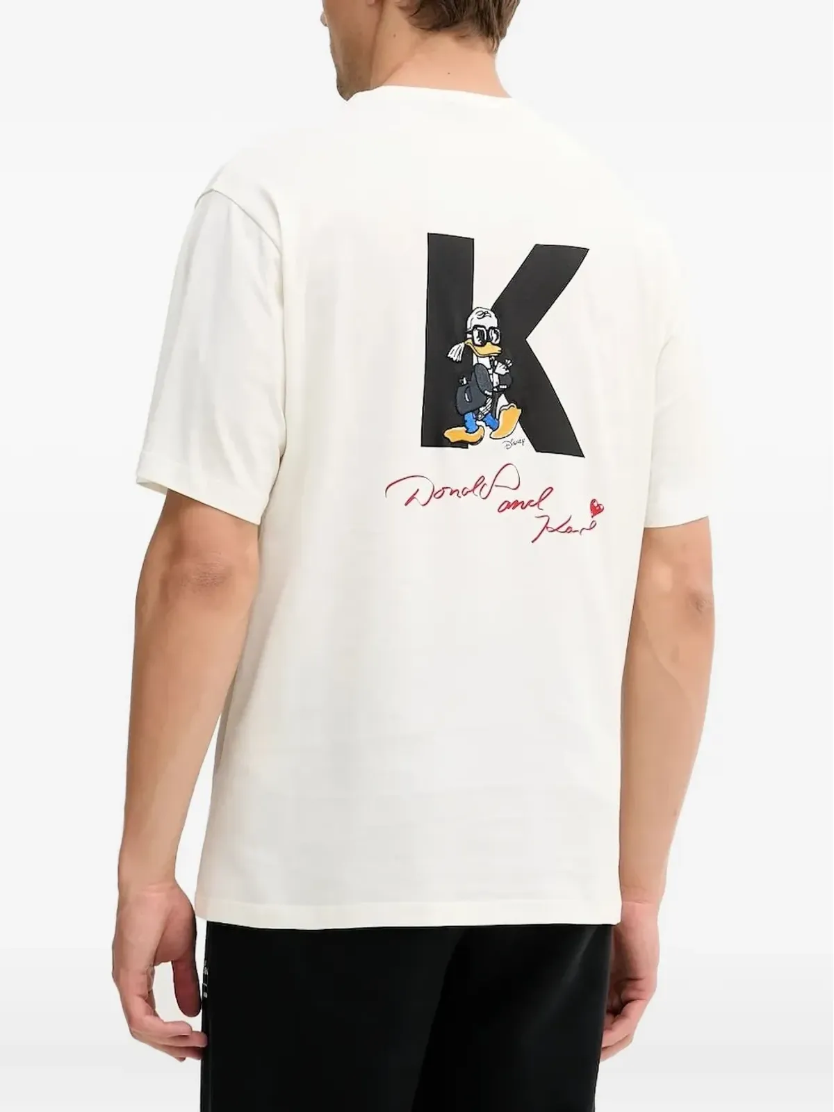 Karl Lagerfeld × Disney Donald Duck 刺繍 Tシャツ - 画像2
