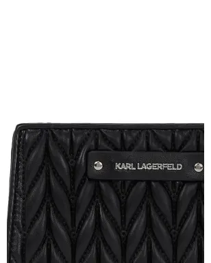 Karl Lagerfeld キルテッド ウォレット - サムネイル2