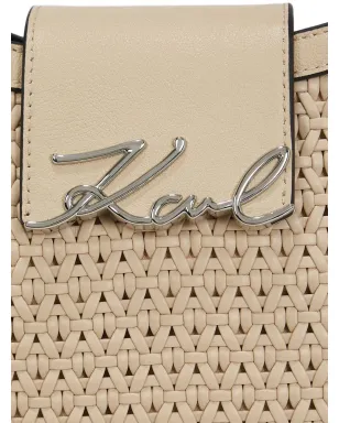 Karl Lagerfeld カール・ラガーフェルド K/signature 編み込みディテール ショルダーバッグ - サムネイル4