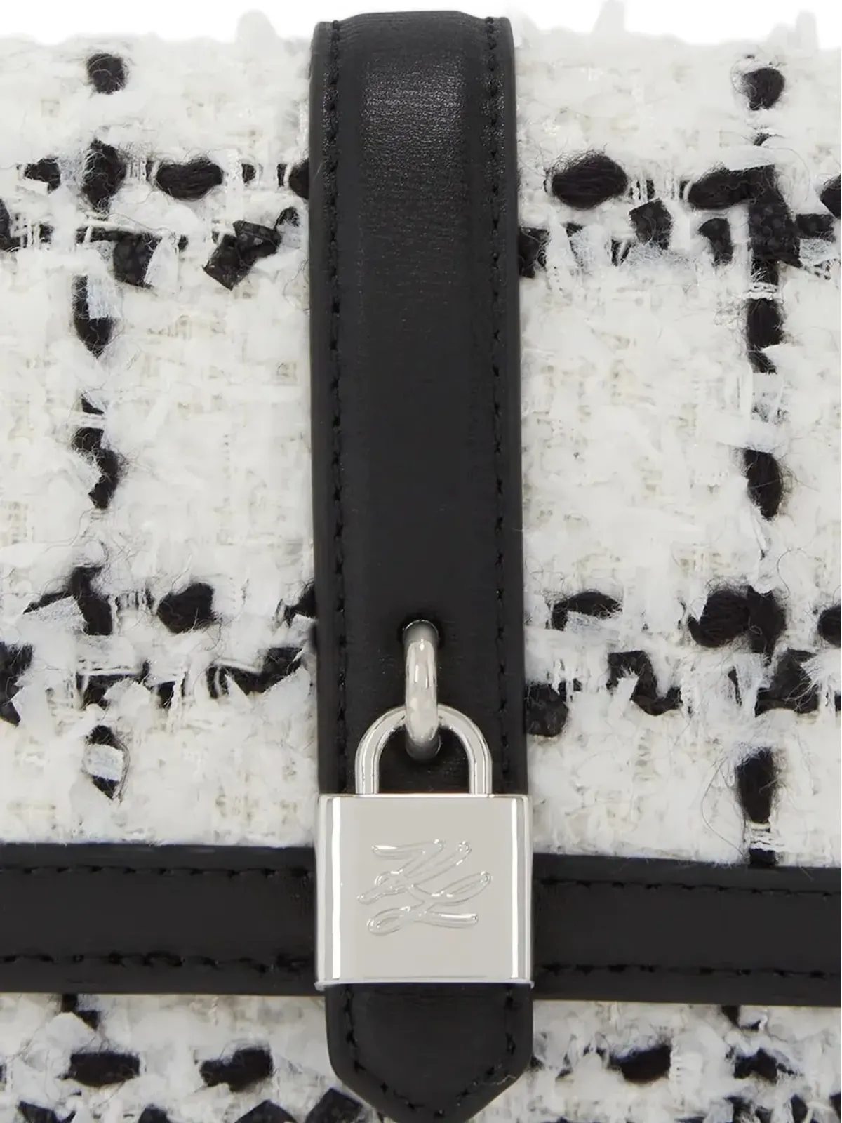 Karl Lagerfeld K/Autograph ブークレ ショルダーバッグ - 画像4