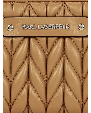 Karl Lagerfeld キルテッド ロゴプレート ウォレット - サムネイル2