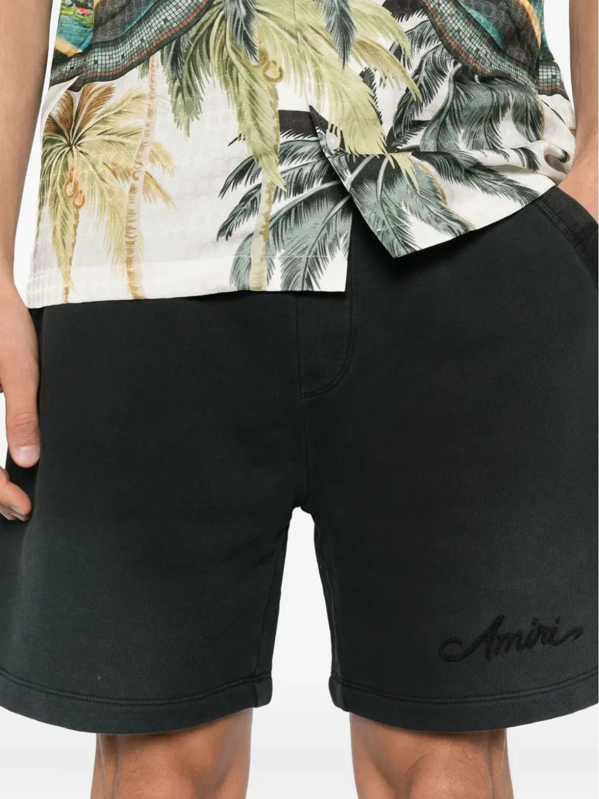 AMIRI ドローコードディテール パネルショーツ - 画像5