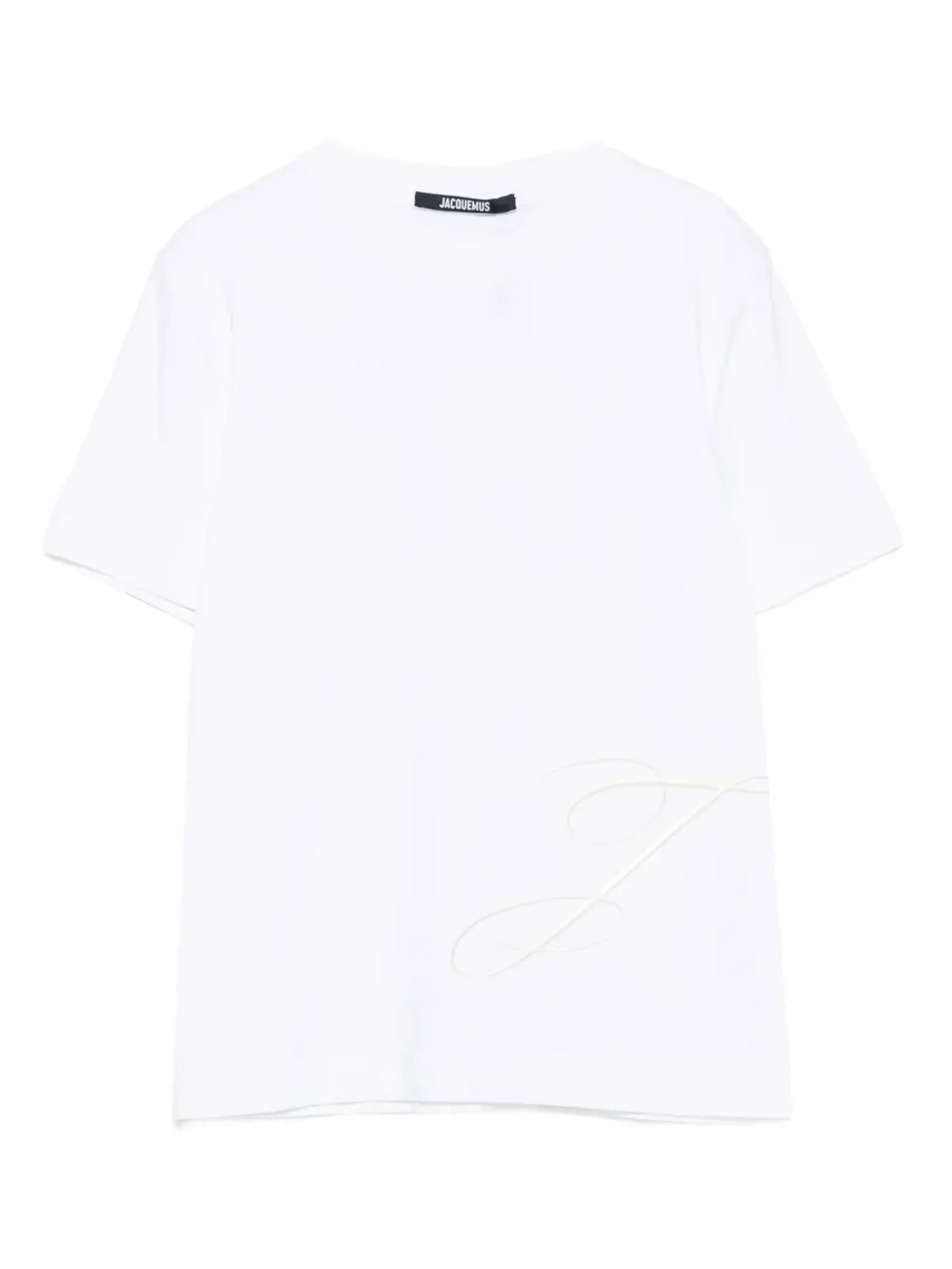 Jacquemus エンブロイダードロゴ 半袖Tシャツ - 画像1