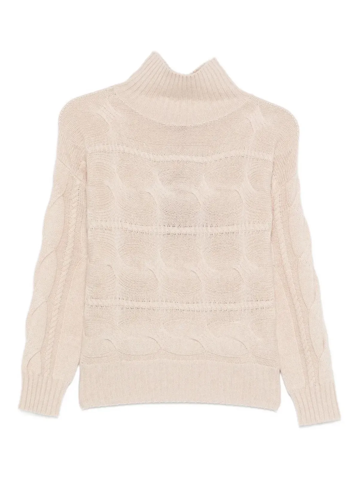 Max Mara ケーブルニット タートルネックセーター - 画像1
