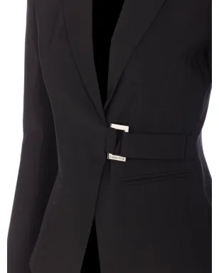 Patrizia Pepe シングルブレスト ベルト付きブレザー - サムネイル4