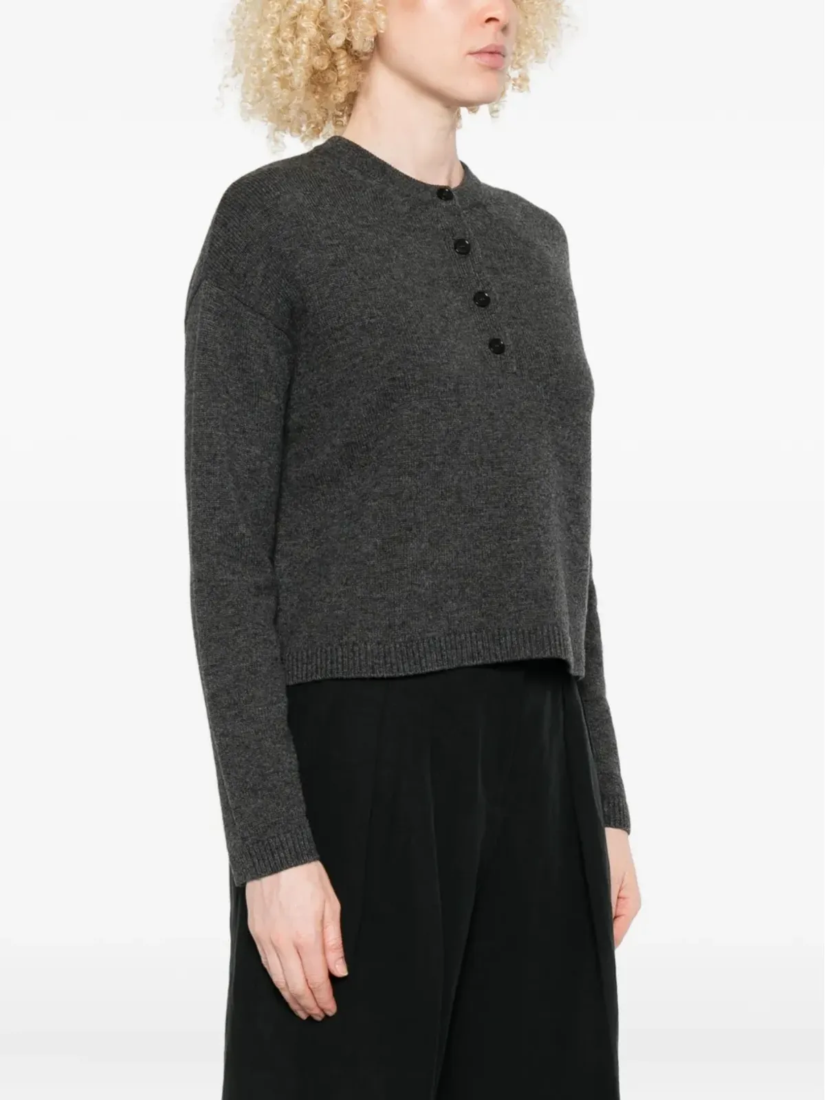 S Max Mara ボタン留めセーター - 画像3