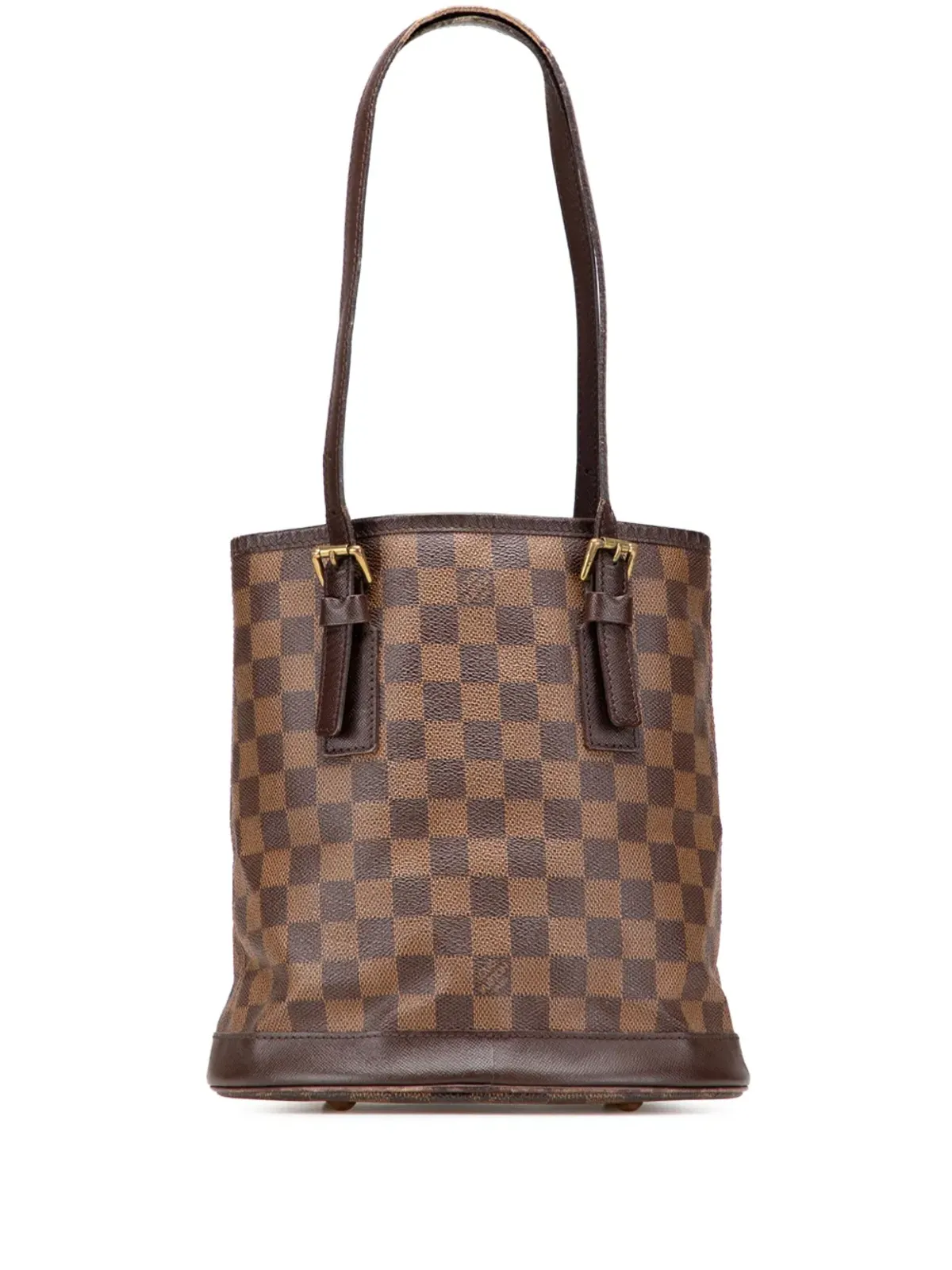 Louis Vuitton Pre-Owned 1997 Damier Ebene Marais バケットバッグ - 画像1