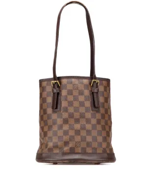 Louis Vuitton Pre-Owned 1997 Damier Ebene Marais バケットバッグ - サムネイル1