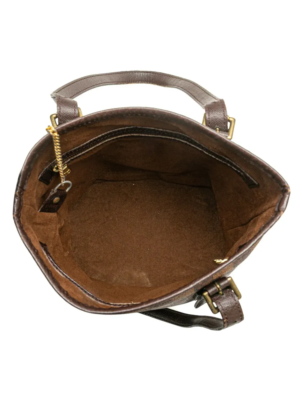 Louis Vuitton Pre-Owned 1997 Damier Ebene Marais バケットバッグ - 画像5