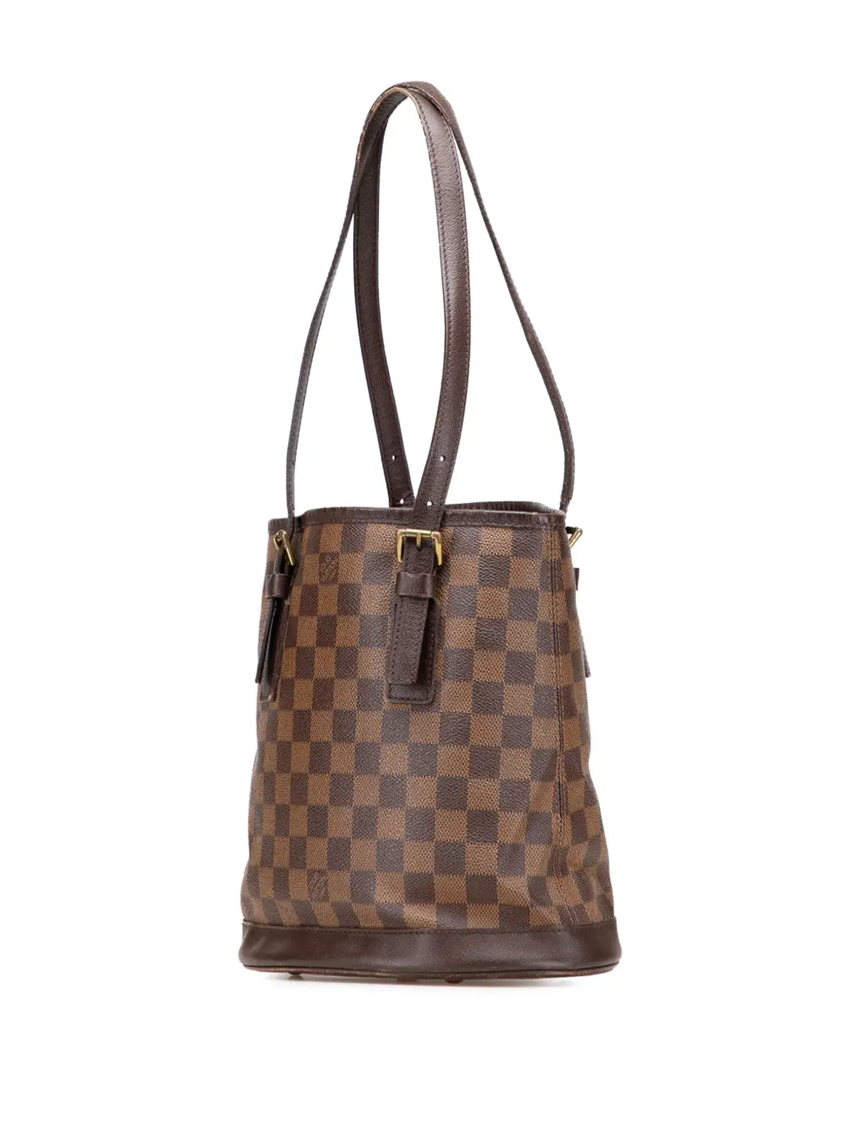 Louis Vuitton Pre-Owned 1997 Damier Ebene Marais バケットバッグ - 画像3