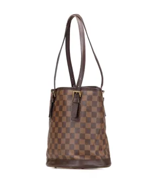 Louis Vuitton Pre-Owned 1997 Damier Ebene Marais バケットバッグ - サムネイル3