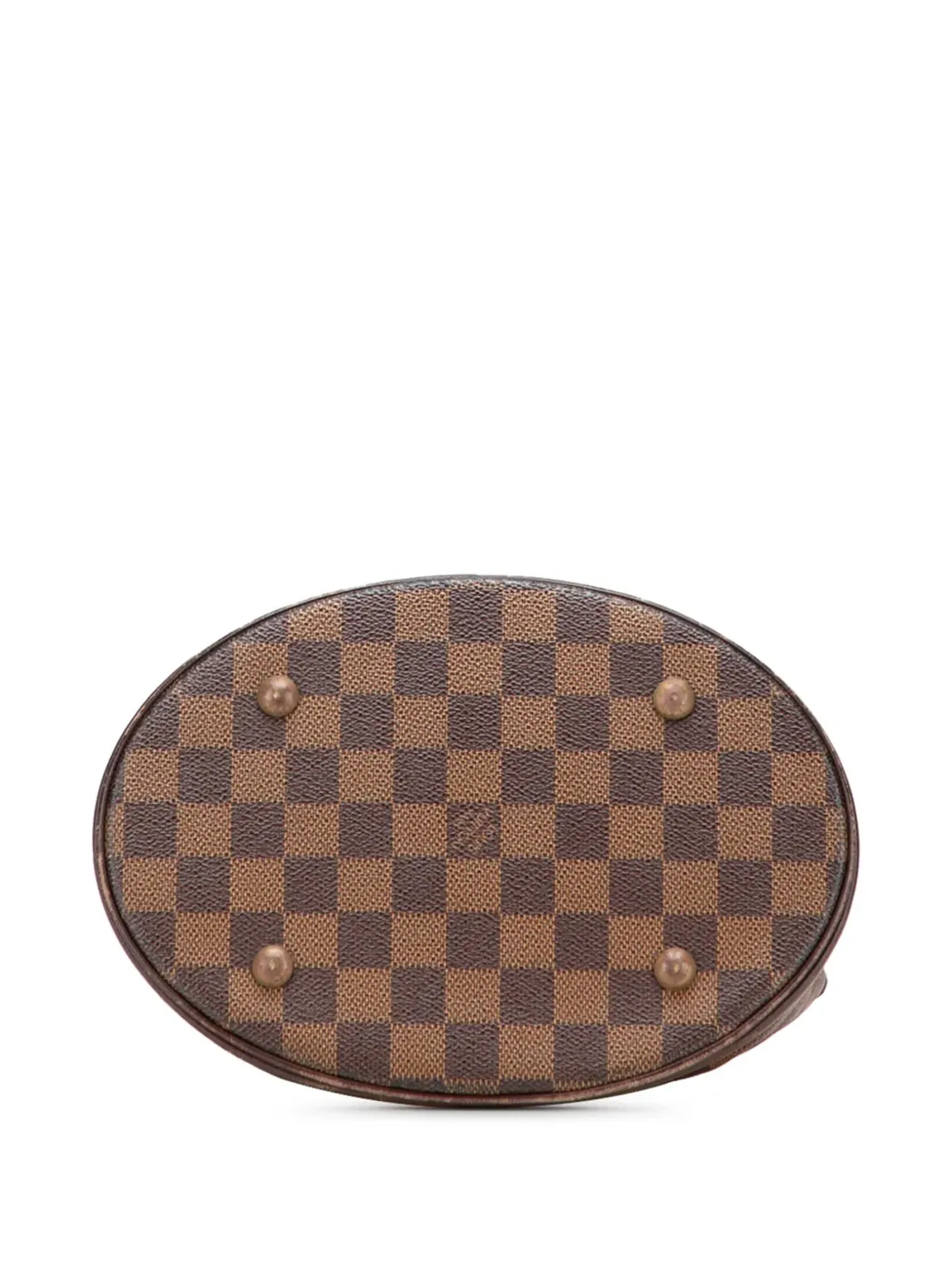 Louis Vuitton Pre-Owned 1997 Damier Ebene Marais バケットバッグ - 画像4