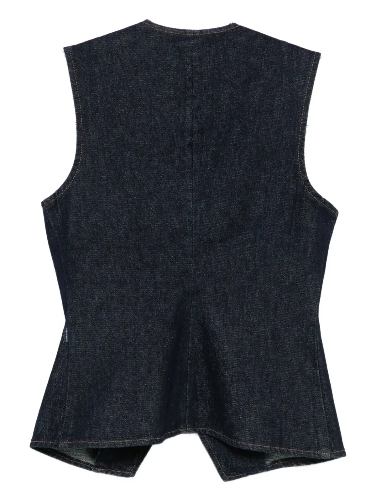 7 For All Mankind レディース ボタン留め付き デニム ウエストコート - 画像2