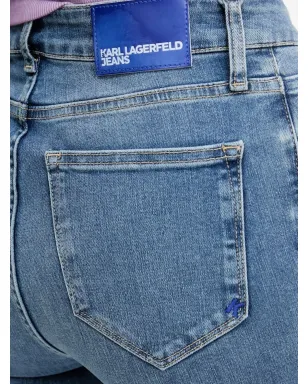 Karl Lagerfeld Jeans ハイウエストジーンズ - ブルー - サムネイル3