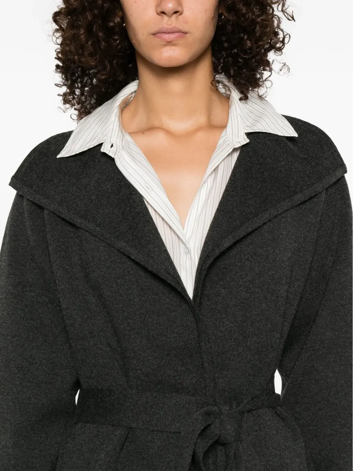 Max Mara アシンメトリカルカラーのジャケット - 画像5