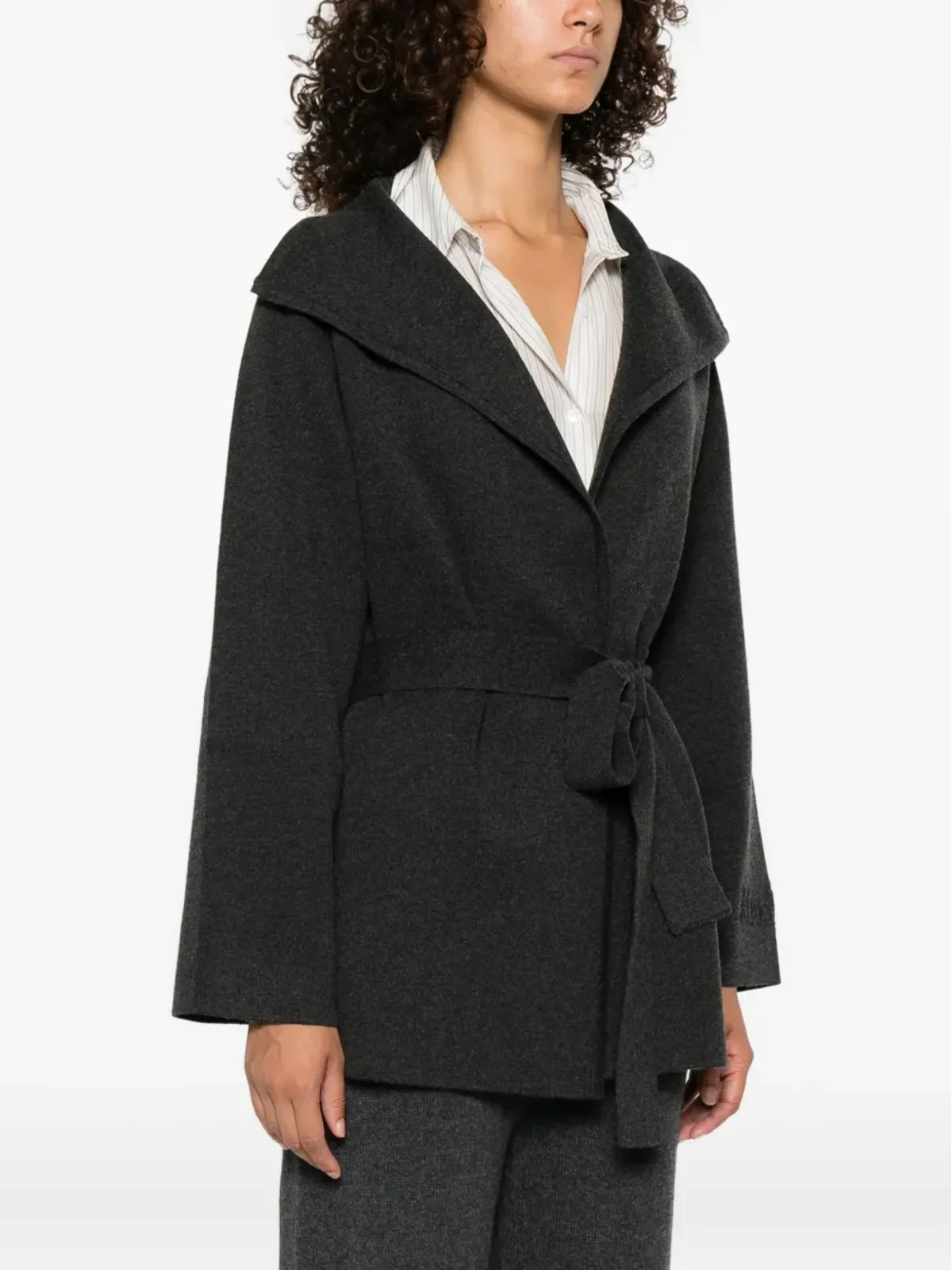 Max Mara アシンメトリカルカラーのジャケット - 画像3