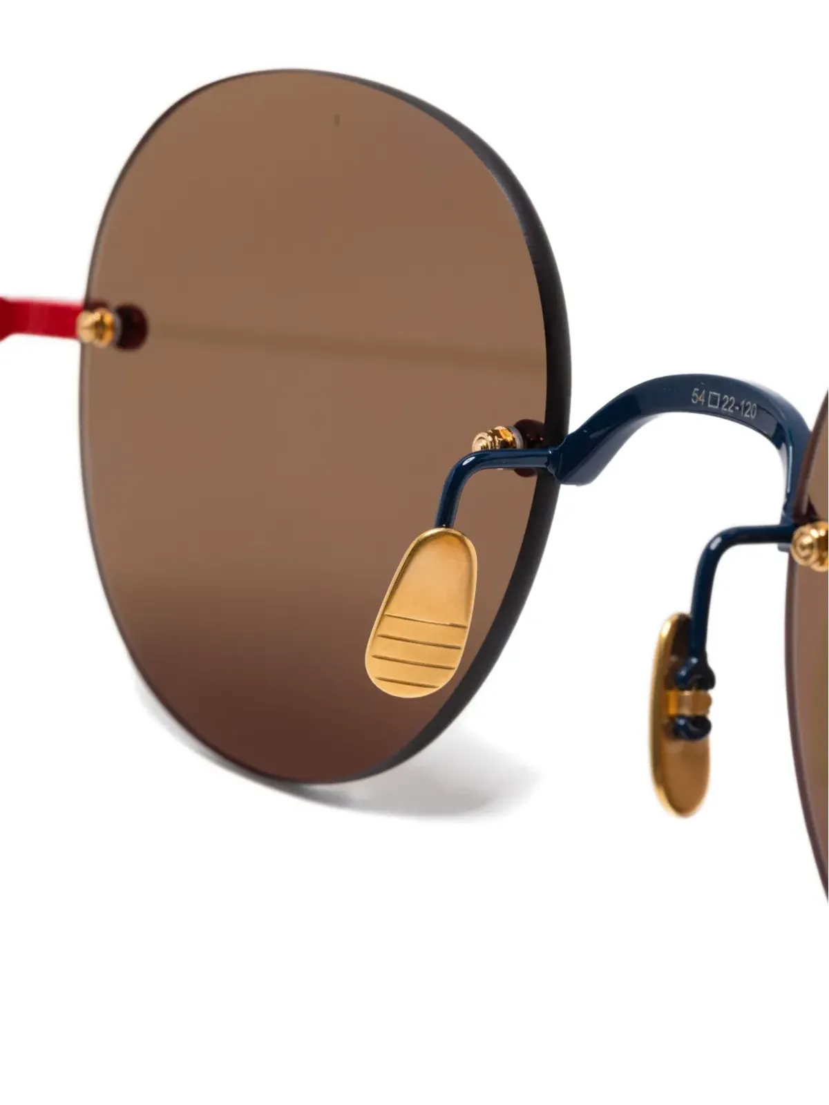 Thom Browne Eyewear リムレスサングラス - 画像3