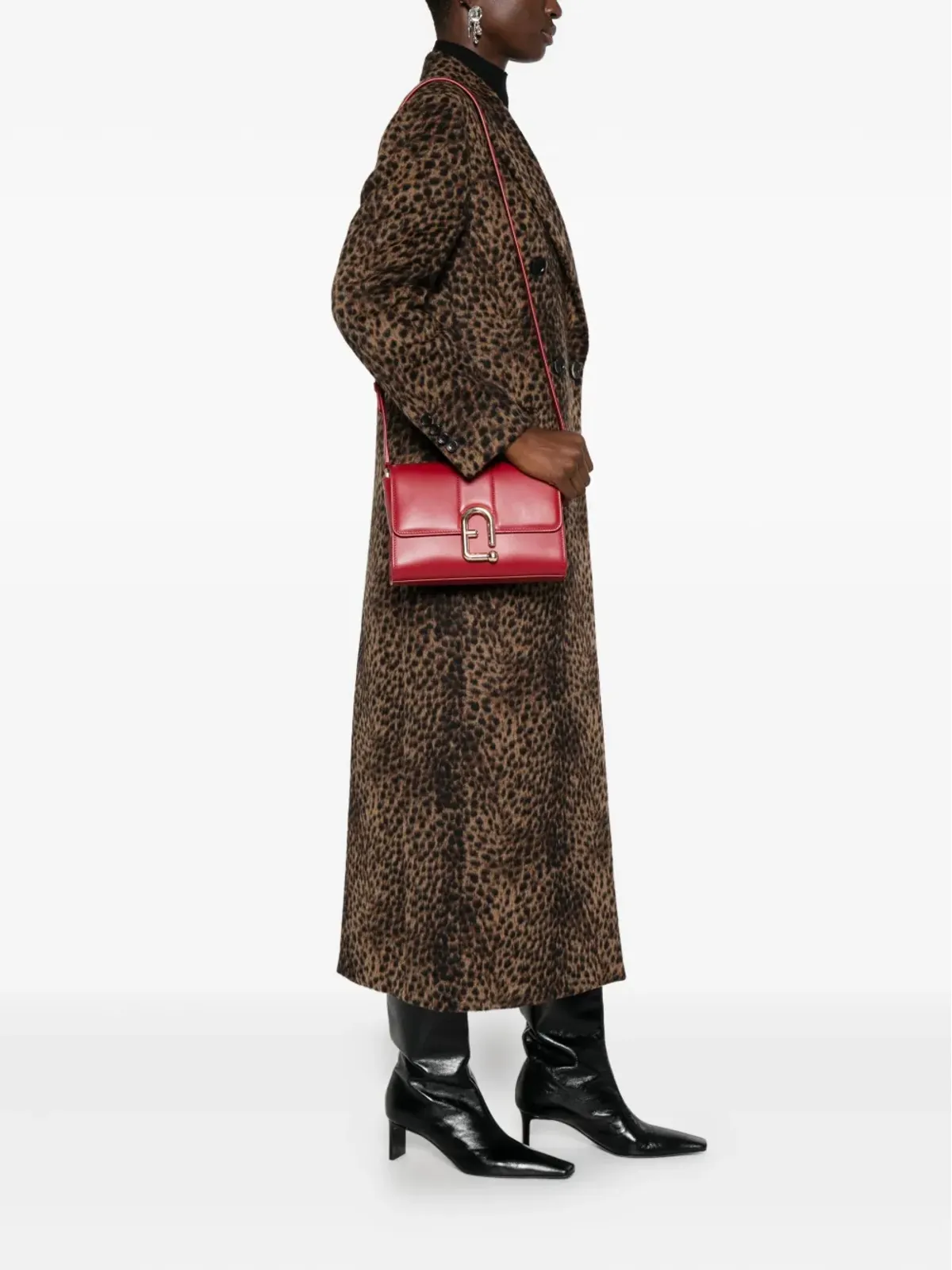 Furla アーバン クラップディテール レザー サッチェル - 画像2