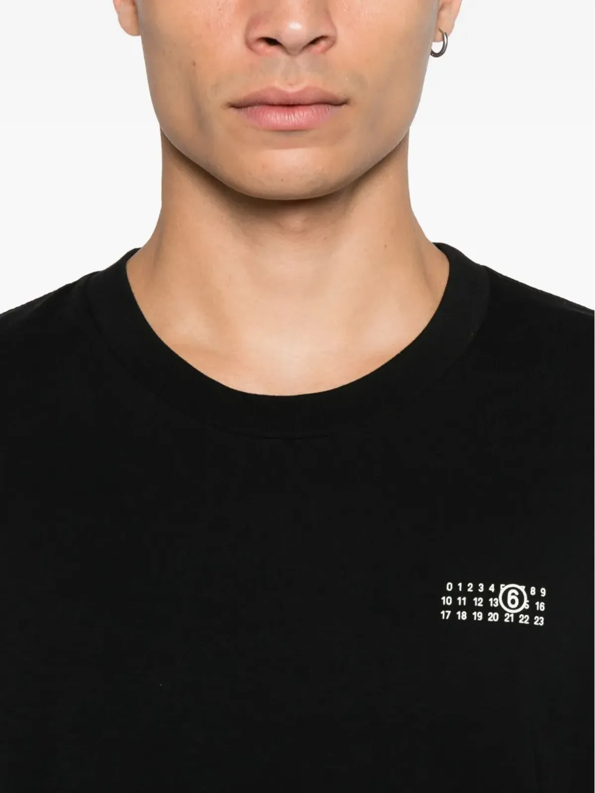 MM6 Maison Margiela NumericロゴTシャツ - 画像4