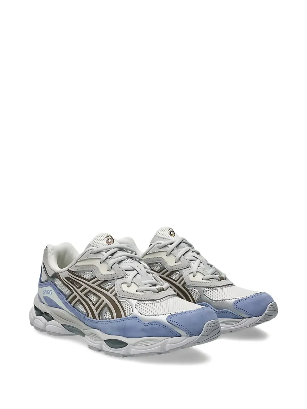 ASICS Gel-NYC ロゴプリント スニーカー（グレー） - 画像2