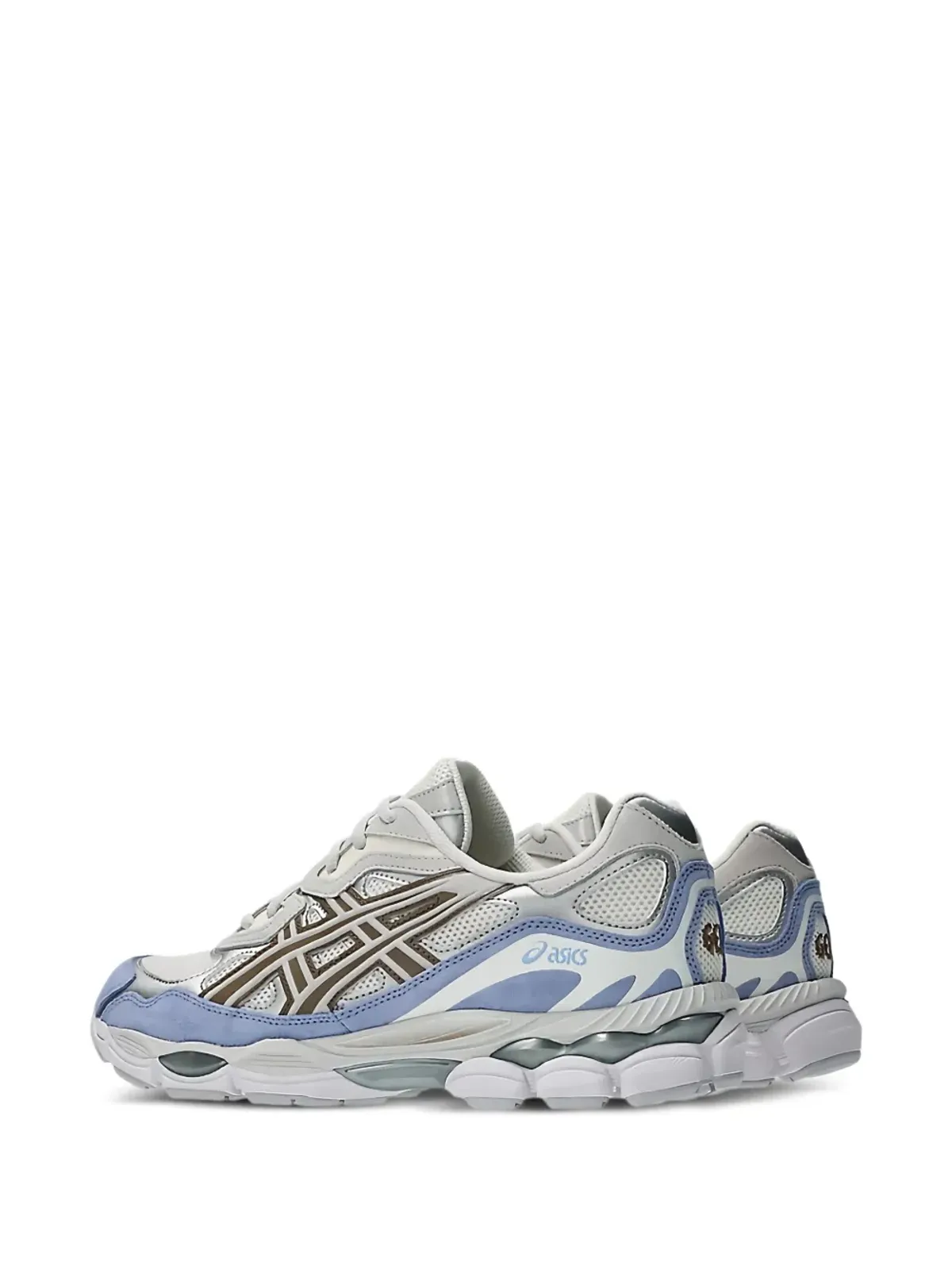 ASICS Gel-NYC ロゴプリント スニーカー（グレー） - 画像3