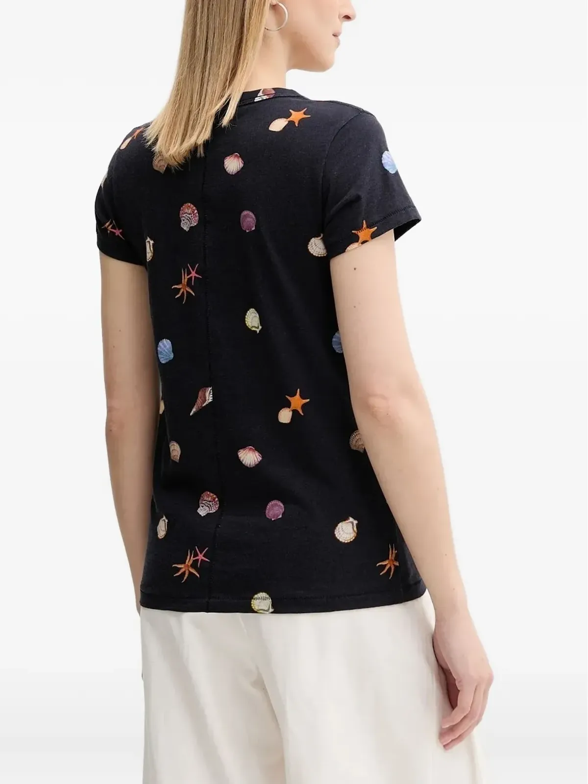 rag & bone 貝殻プリントTシャツ - 画像2