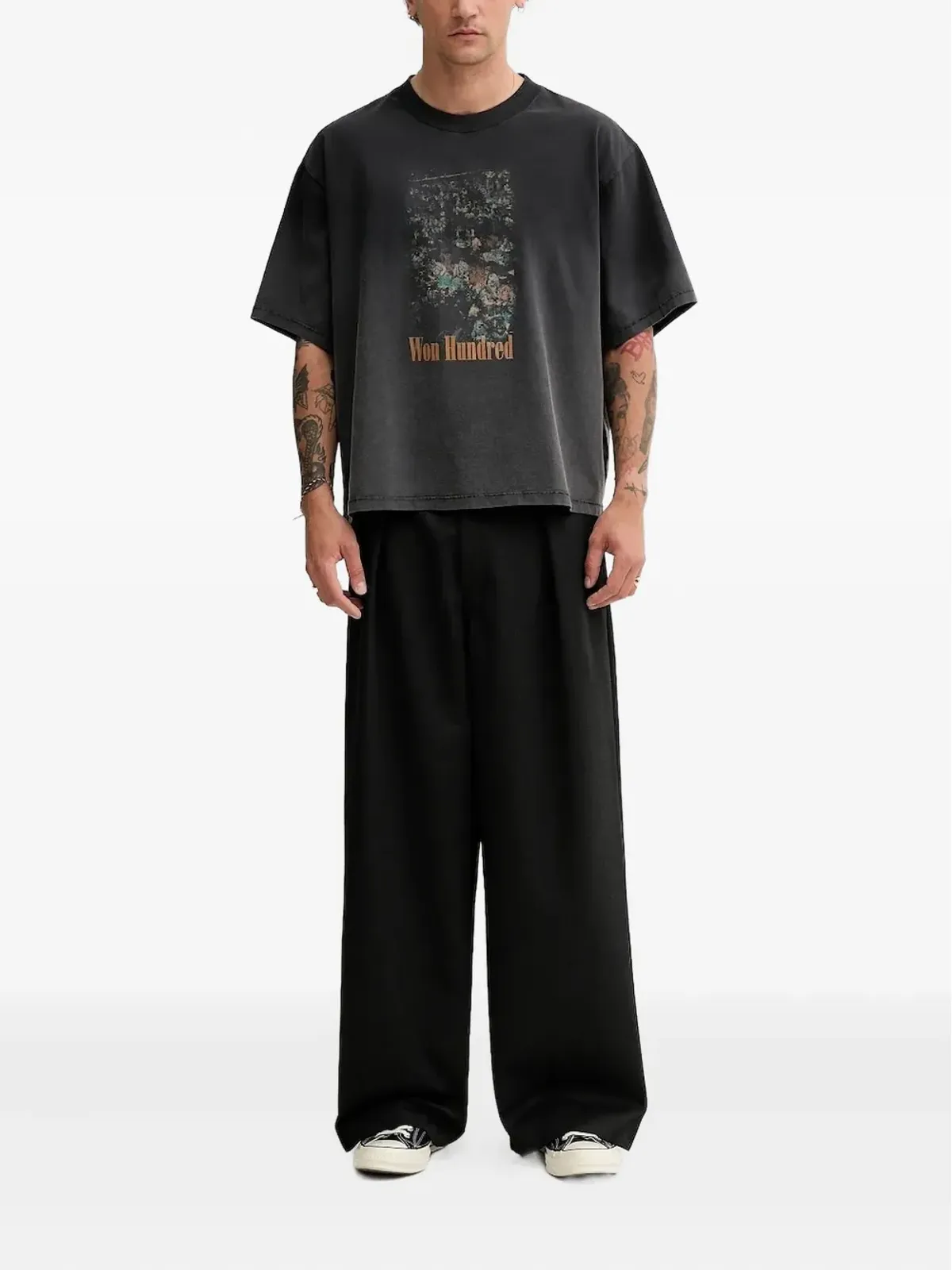 Won Hundred グラフィックプリントTシャツ - 画像2