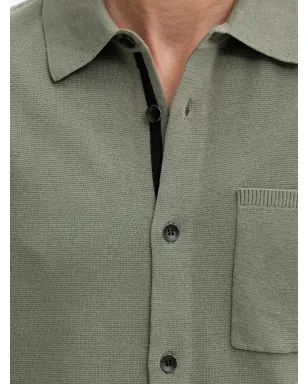 rag & bone ニットポケットシャツ グリーン - サムネイル4