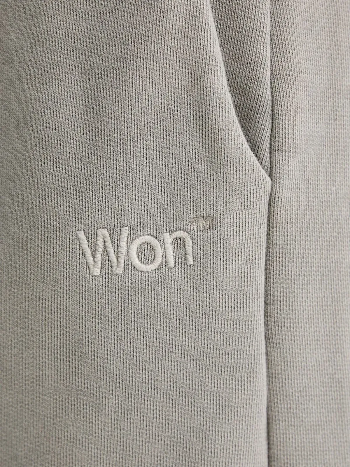 Won Hundred グレーのジップフロントポケット付きスウェットシャツ - 画像5